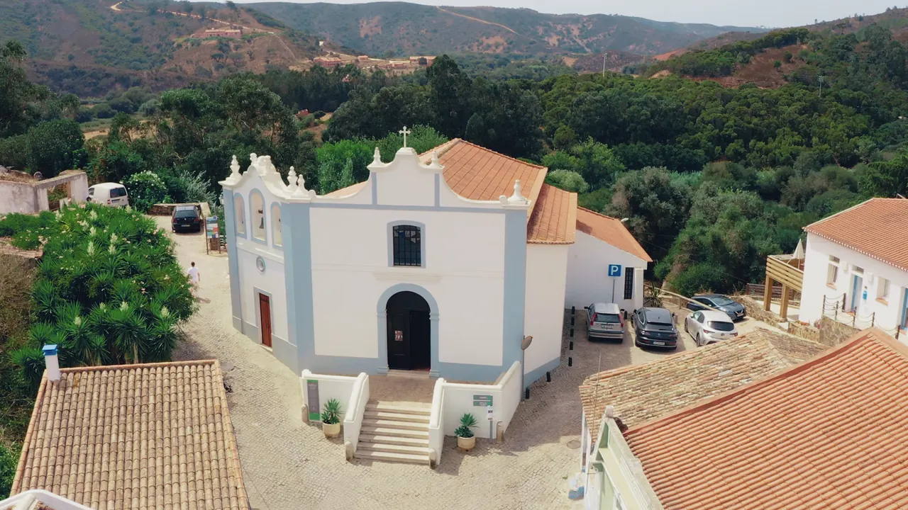 Igreja da Misericórdia de Aljezur, vista aérea