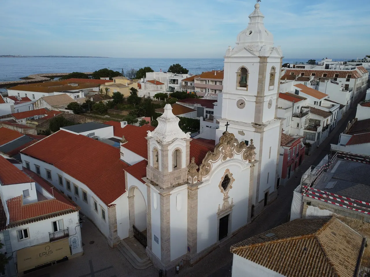 Igreja de Santo António, Lagos, vista aérea
